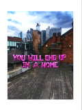 'In a home' limited edition A3 balloon photo print
