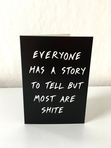 'Everyone has a story' card