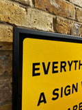 'It's a sign' - medium