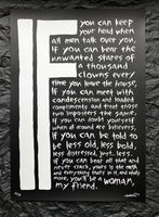 'IF for women' A2 print (2nd edition)