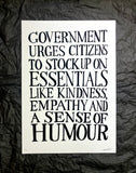 Essentials A3/A4 limited edition print