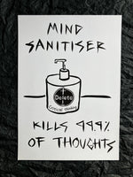 'Mind sanitiser' A3 original