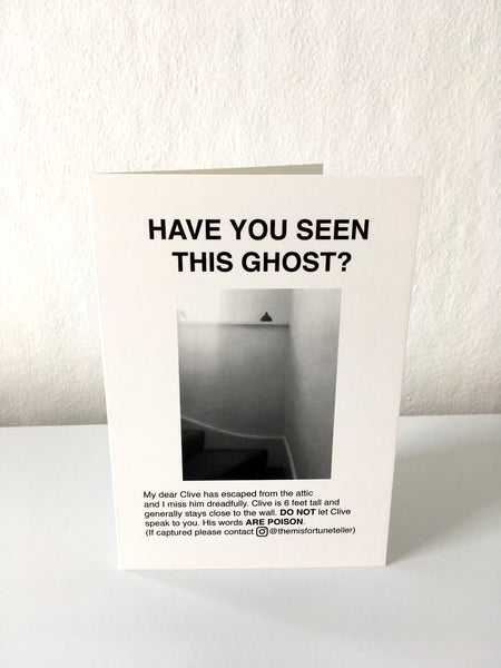 'Missing ghost' card