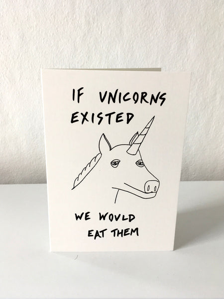 'If unicorns existed' card