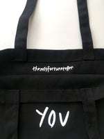 100% organic cotton tote - 'All you love is need'