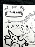 'Tomorrow is a faraway land' A2 screen print