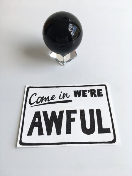 'We're awful' one-off original